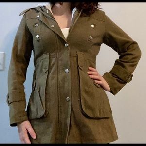 Khaki Green Coat